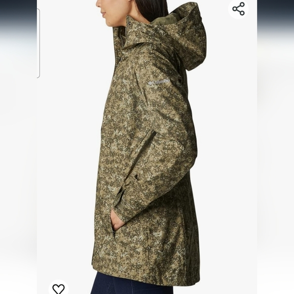 Columbia Women's Splash a Little Ii Jacket, Safari Dotty Disguise Print, Medium - Picture 3 of 6